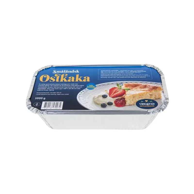 Ostkaka 1000 g från Vrigstad Ostkaksbageri | #61000 | Ostkaka