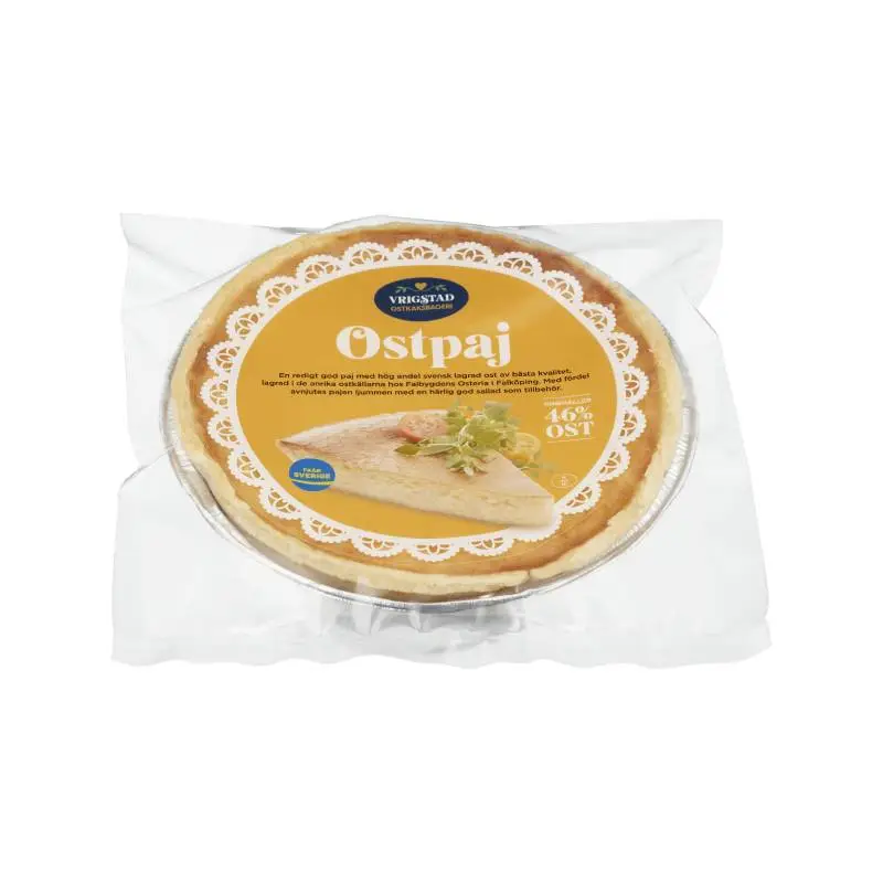 Ostpaj 10 x 200 g från Vrigstad Ostkaksbageri | #44000 | Färdiglagade måltider