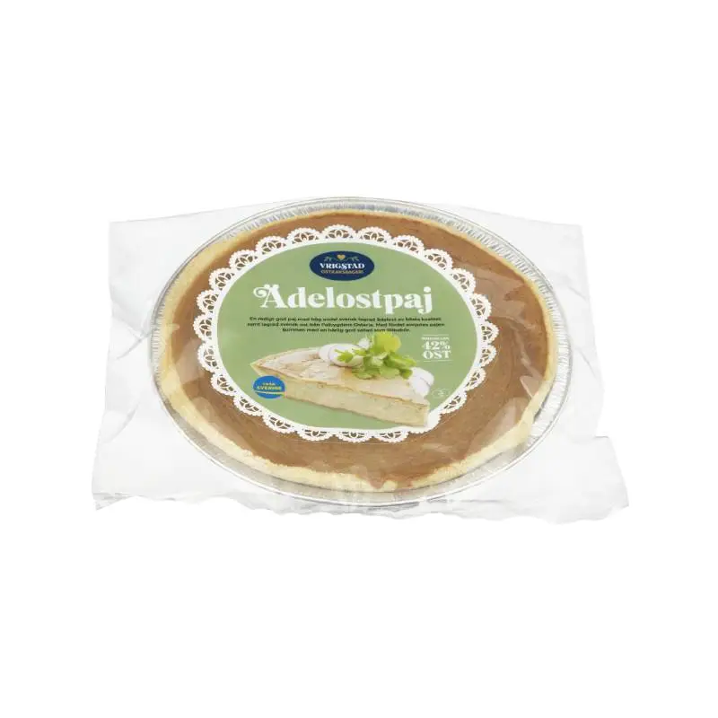 Ädelostpaj 5 x 830 g från Vrigstad Ostkaksbageri | #43001 | Färdiglagade måltider