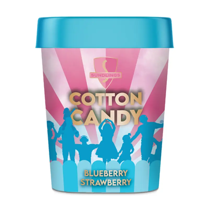 Sockervadd Blueberry & Strawberry 12 x 40 g från Sundlings | #30171 | Godis