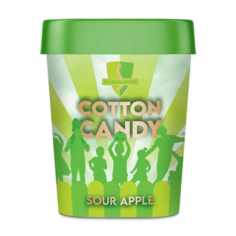 Sockervadd Sour Apple 12 x 40 g från Sundlings | #30181 | Godis