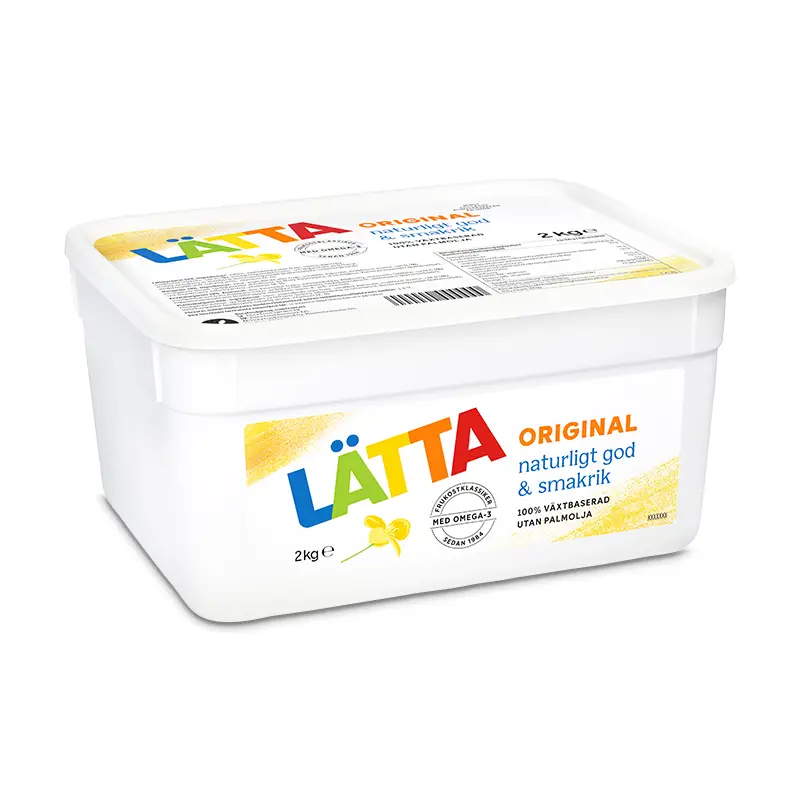 Original Lättmargarin 4 x 2 kg från Lätta | #305090 | Smör