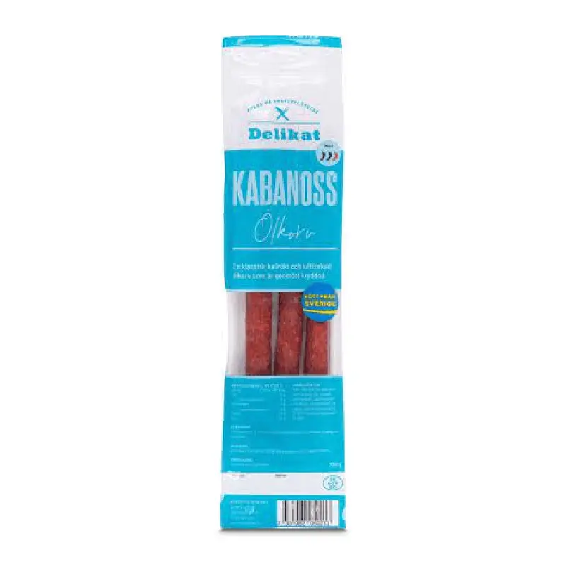 Ölkorv Kabanoss 3-pack 20 x 120 g från Direkt Chark | #3067 | Ölkorv