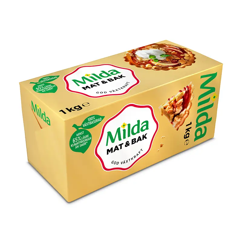Mat & Bak 12 x 1 kg från Milda | #306707 | Smör