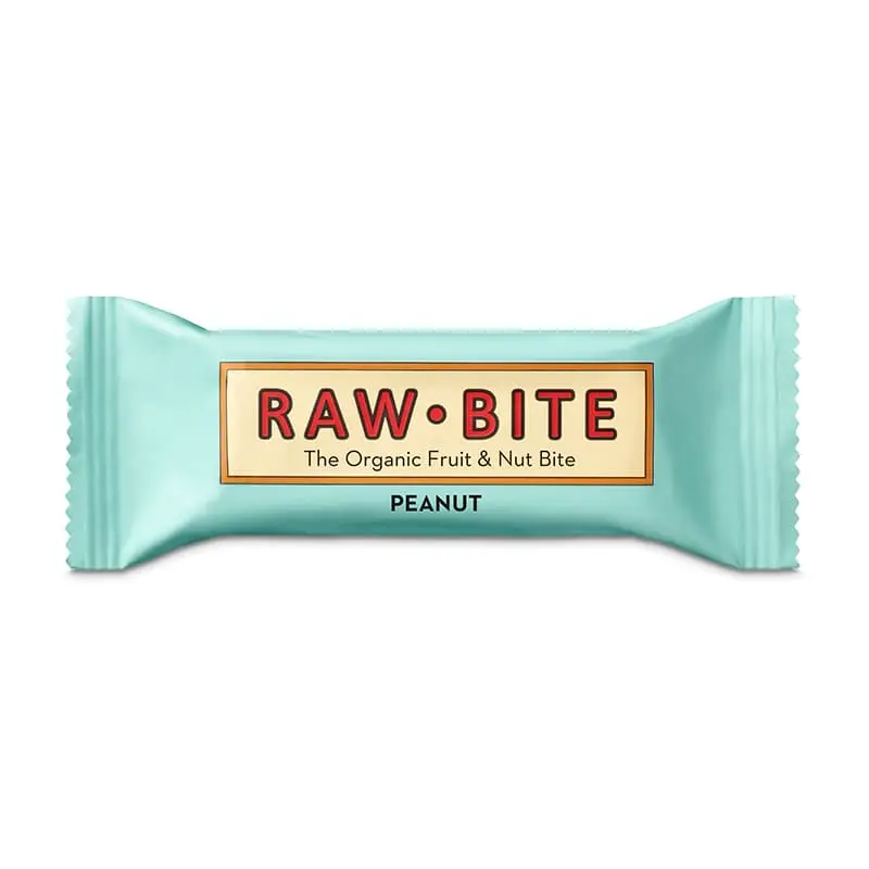 Frukt- & Nötbar Jordnöt 12 x 50 g från Rawbite | #310105 | Bars
