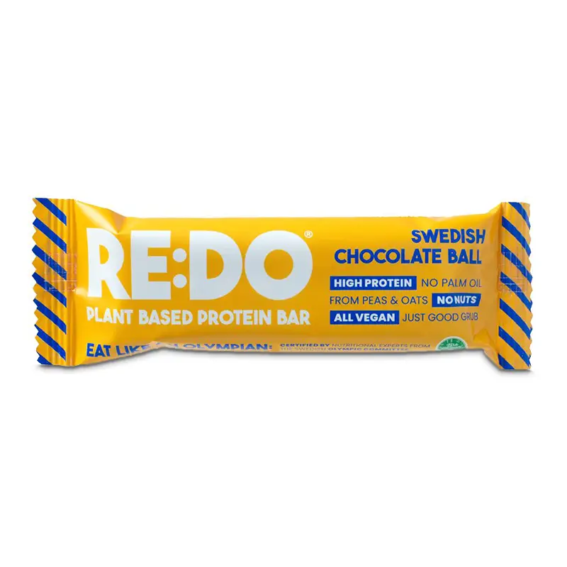 Protein Bar Swedish Chocolate Ball 18 x 60 g från Re:Do | #310183 | Bars