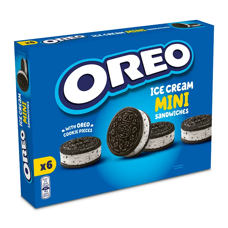 Oreo Sandwich Mini 6-pack 8 x 6 st från Triumf Glass | #31027844 | Pinnglass