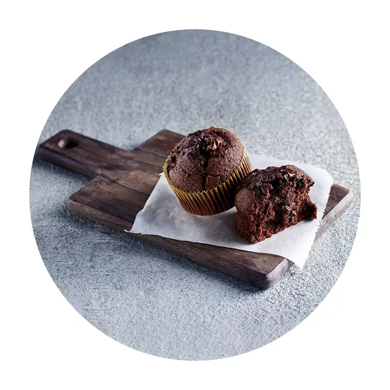 Double Chocolate Muffins 20 x 95 g från Aunt Mabels | #31330 | Muffins