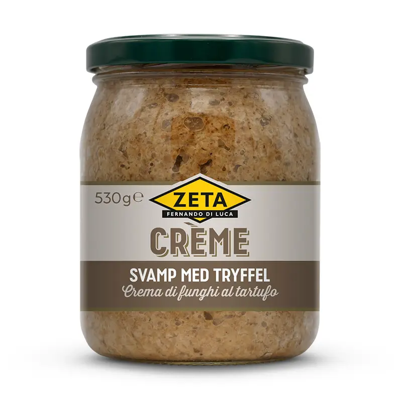 Créme av Svamp med Tryffel 6 x 530 g från Zeta | #3135 | Tapenad & Crème