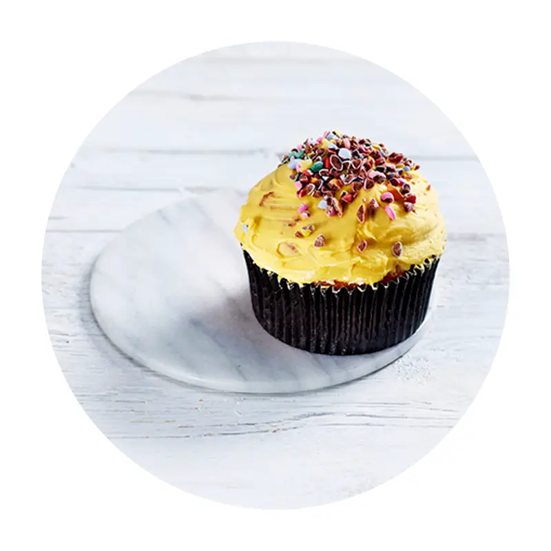 Treats Lyx Muffins Lemon 16 x 160 g från United Bakeries | #31360 | Muffins