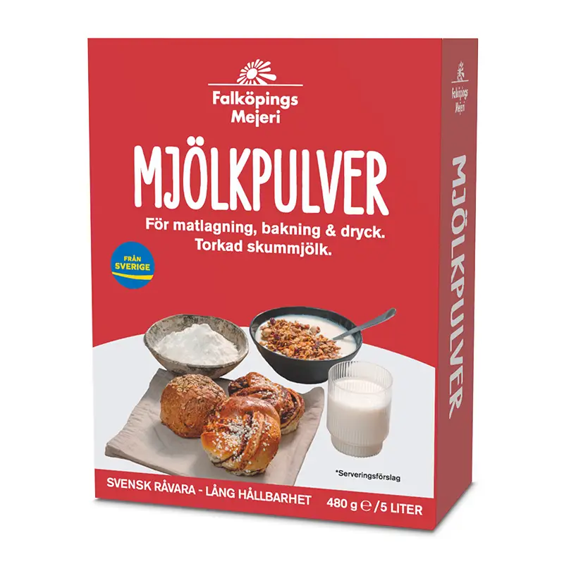 Mjölkpulver 6 x 480 g från Falköpings Mejeri | #327 | Mjölk