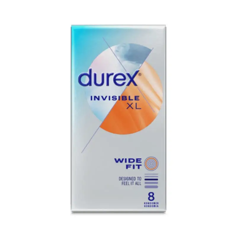 Kondomer Invisible XL 6 x 8 st från Durex | #3274171 | Sex & Lust