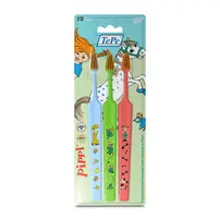 Tandborste Pippi Långstrump 3-pack
