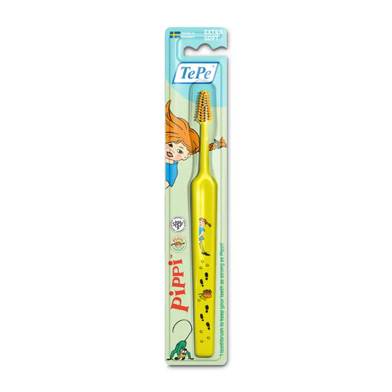 Tandborste Pippi Långstrump 14 x 1 st från TePe | #331604 | Munvård