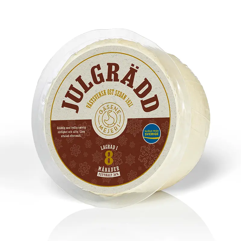 Julgrädd 34% 10 x 1 kg från Gäsene Mejeri | #34273 | Ost