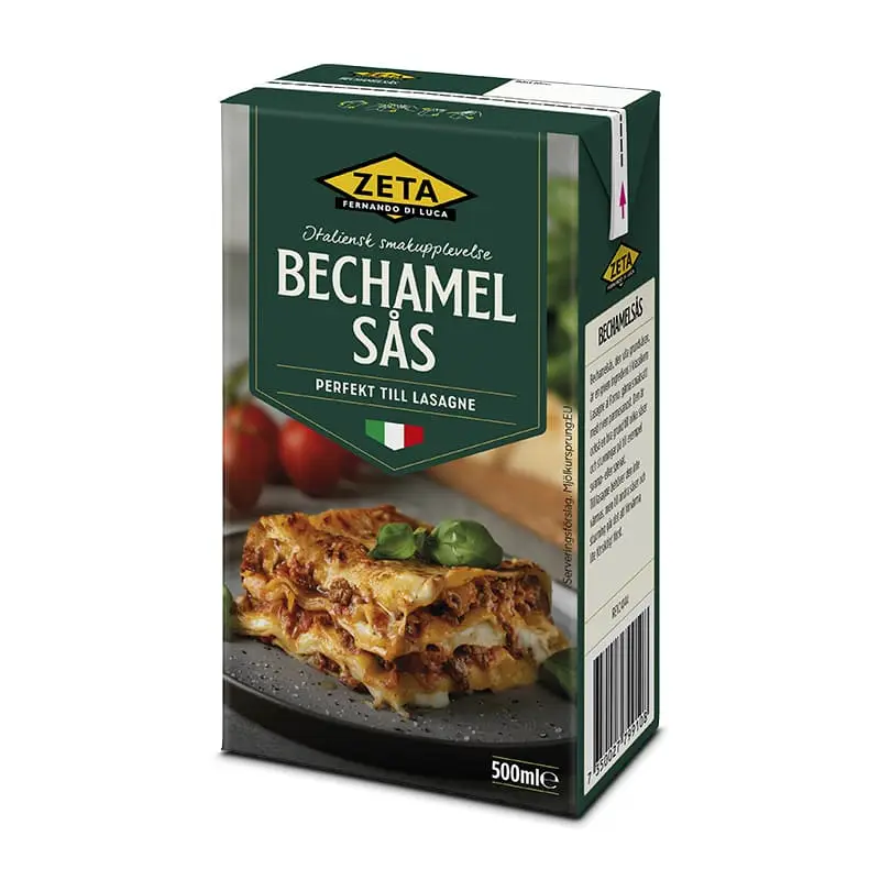 Bechamelsås 12 x 500 ml från Zeta | #3468 | Sås