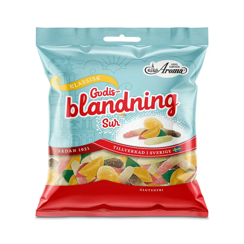 Godisblandning Sur 16 x 115 g från Aroma Konfektyr | #348 | Godis