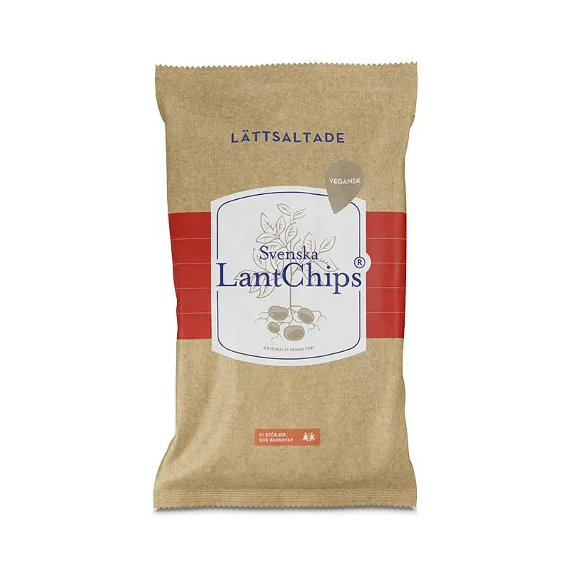 Chips Lättsaltade 20 x 200 g från Svenska LantChips | #350 | Chips