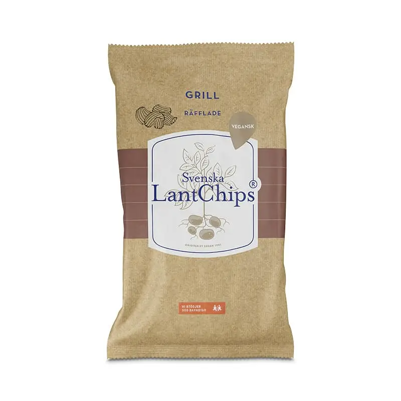 Chips Grill 10 x 200 g från Svenska LantChips | #403 | Chips