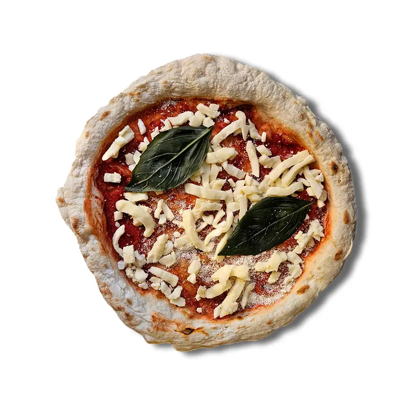 Pizza Margherita 10 x 380 g från Dough & Beyond | #360101 | Pizza