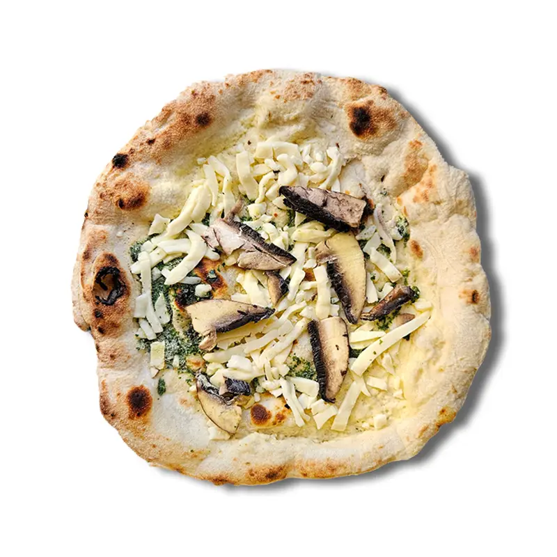 Pizza Bianco Portabello 10 x 440 g från Dough & Beyond | #360108 | Pizza