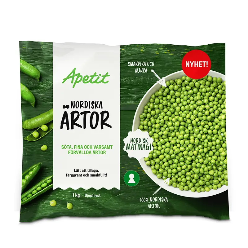 Nordiska Ärtor 10 x 1 kg från Apetit | #3920419 | Grönsaker