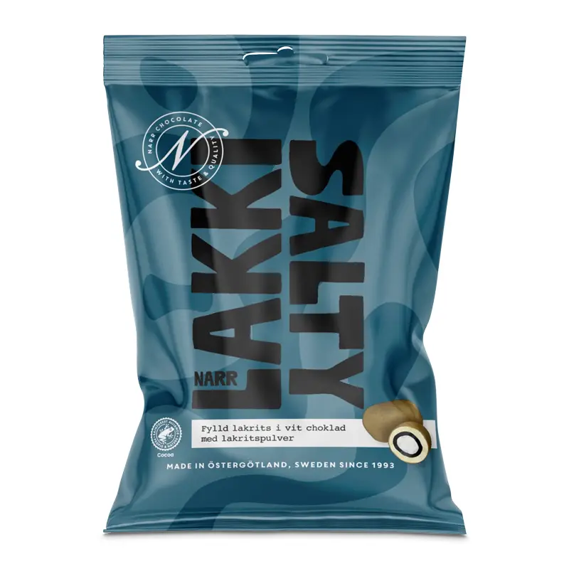 Lakki Salty 12 x 100 g från Narr | #40053 | Choklad