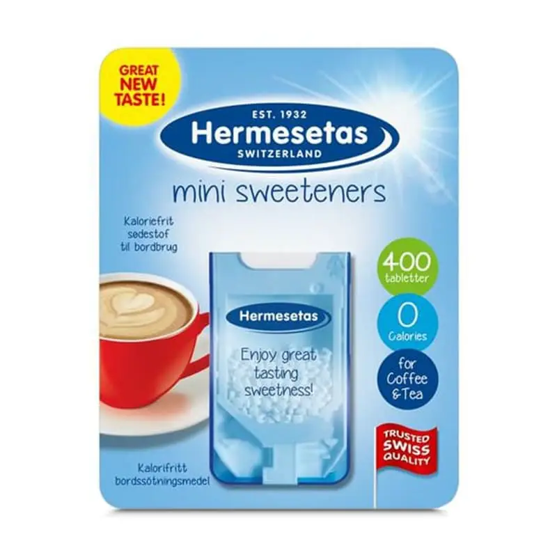 Sötningsmedel Original 24 x 400 st från Hermesetas | #0030040 | Honung, Sirap & Sötningsmedel