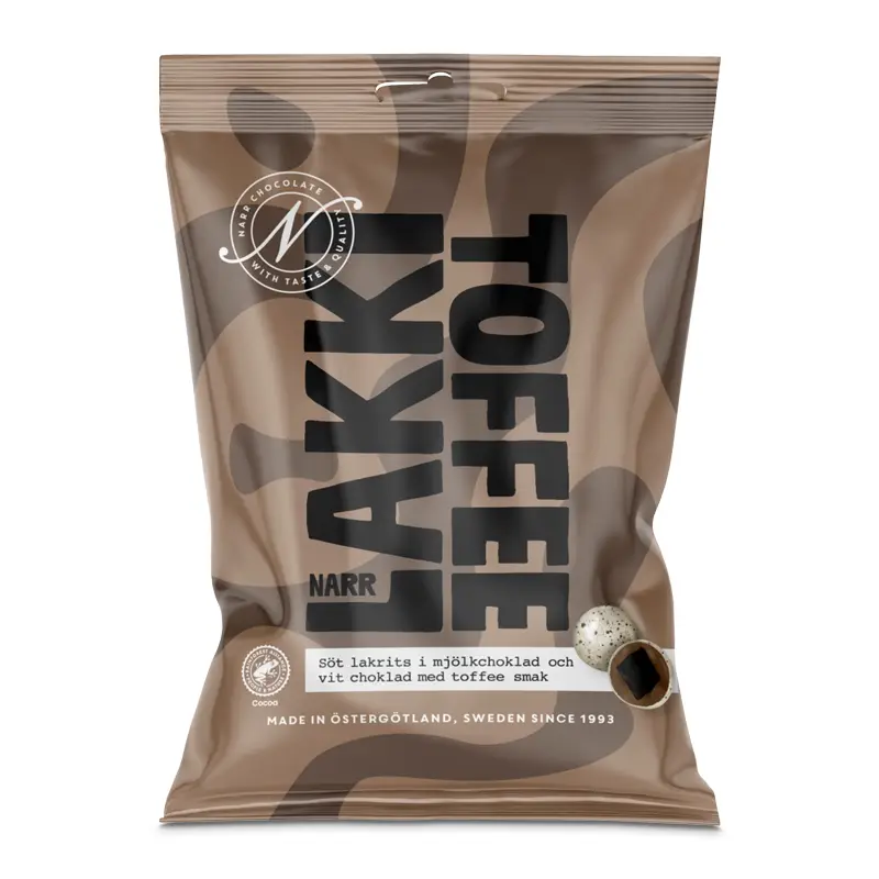 Lakki Toffee 12 x 100 g från Narr | #40283 | Choklad