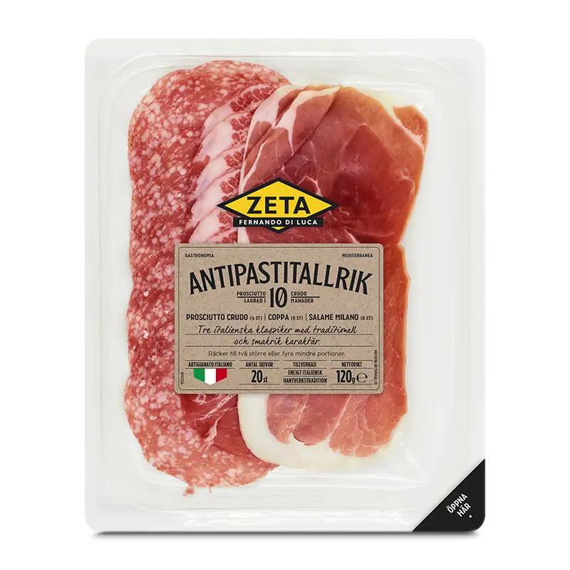 Antipasto 8 x 120 g från Zeta | #5277 | Tapas