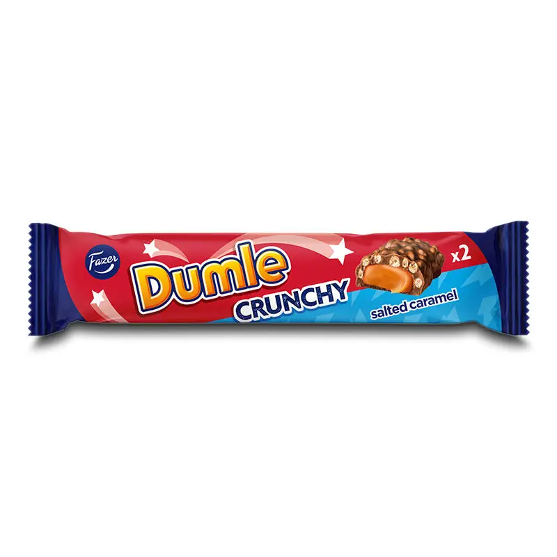 Dumle Crunchy Salted Caramel 20 x 55 g från Fazer Konfektyr | #401741 | Choklad