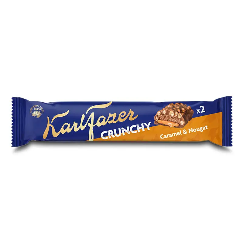 Karl Fazer Crunchy 20 x 55 g från Fazer Konfektyr | #401740 | Choklad