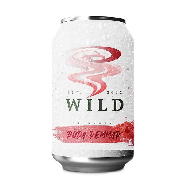 Röda Remmar 24 x 33 cl från Wild Drinkmix | #1001 | Drink & Mocktail