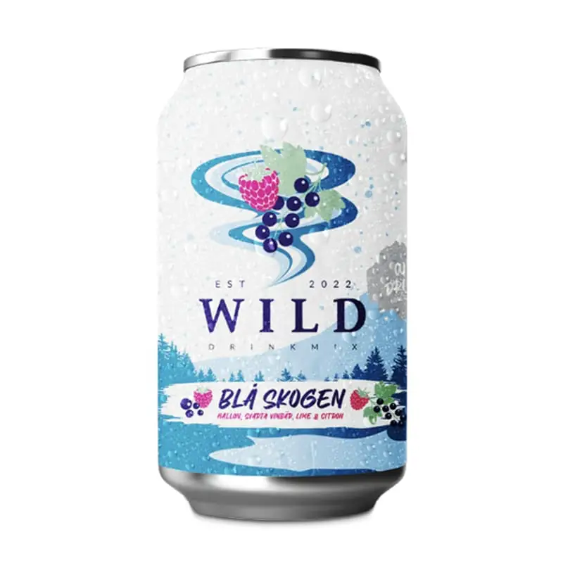 Blå Skogen 24 x 33 cl från Wild Drinkmix | #1003 | Drink & Mocktail