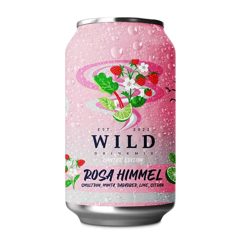 Rosa Himmel 24 x 33 cl från Wild Drinkmix | #1004 | Drink & Mocktail