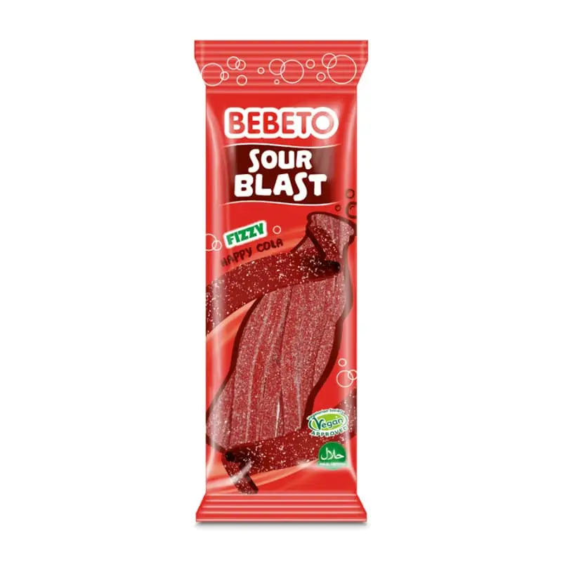 Sour Cola Belt 24 x 180 g från Bebeto | #16014534 | Godis