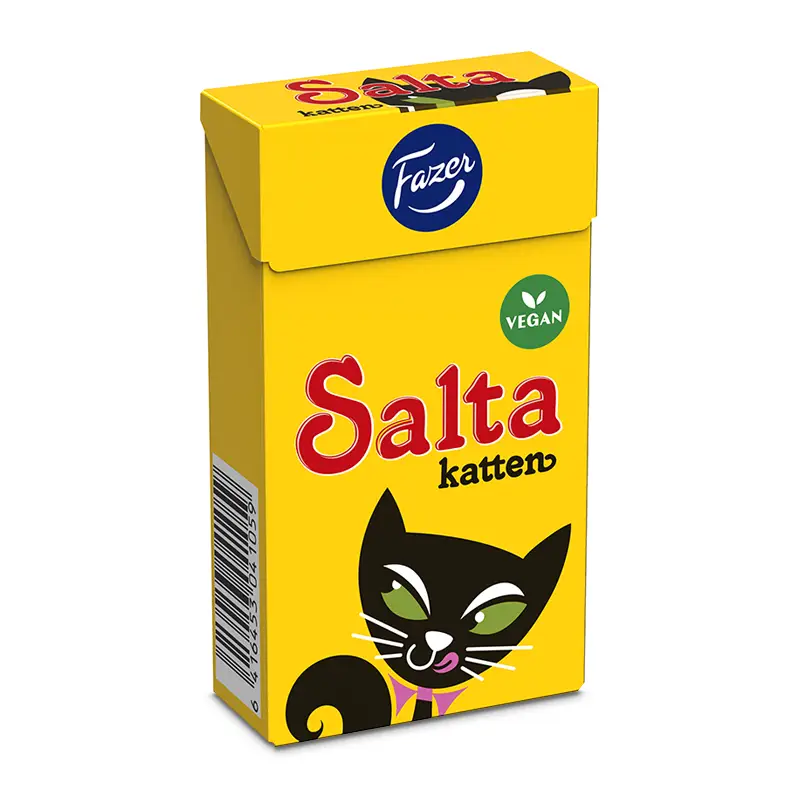 Salta Katten 20 x 38 g från Fazer Konfektyr | #404137 | Godis