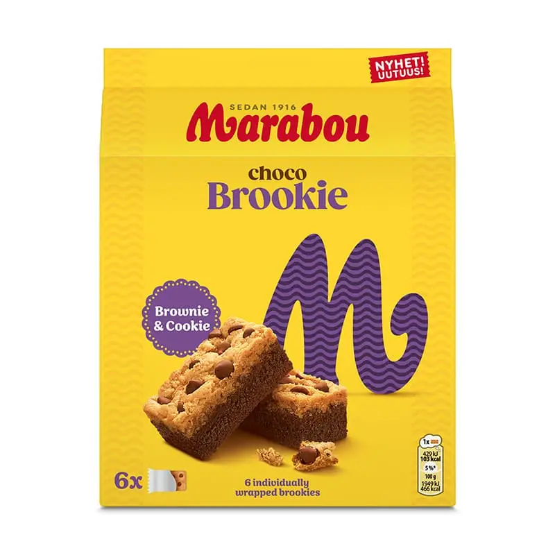Choco Brookie 13 x 132 g från Marabou | #4308994 | Kakor & Söta kex