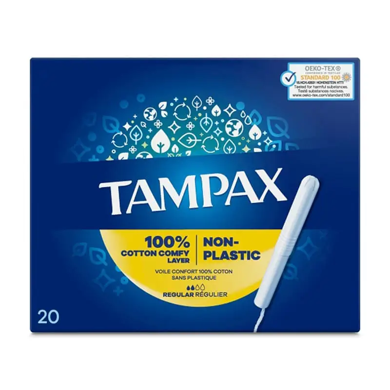 Tampong Regular med Applikator 12 x 20 st från Tampax | #6678 | Mensskydd