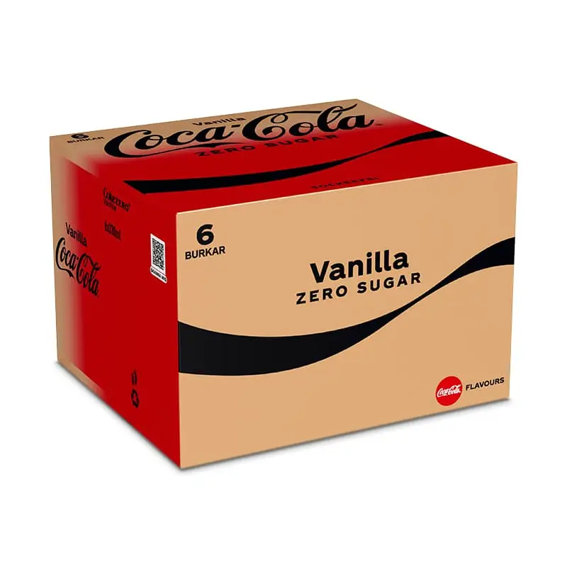 Coca-Cola Zero Vanilj 6-pack 6 x 33 cl från Coca Cola | #642944 | Läsk & Soda