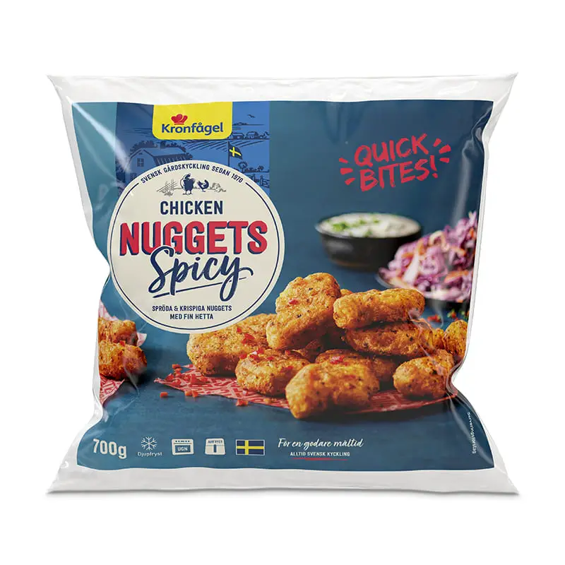 Chicken Nuggets Spicy 6 x 700 g från Kronfågel | #3195 | Nuggets