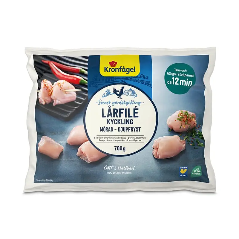 Kycklinglårfilé Mörad 12 x 700 g från Kronfågel | #2547 | Kyckling