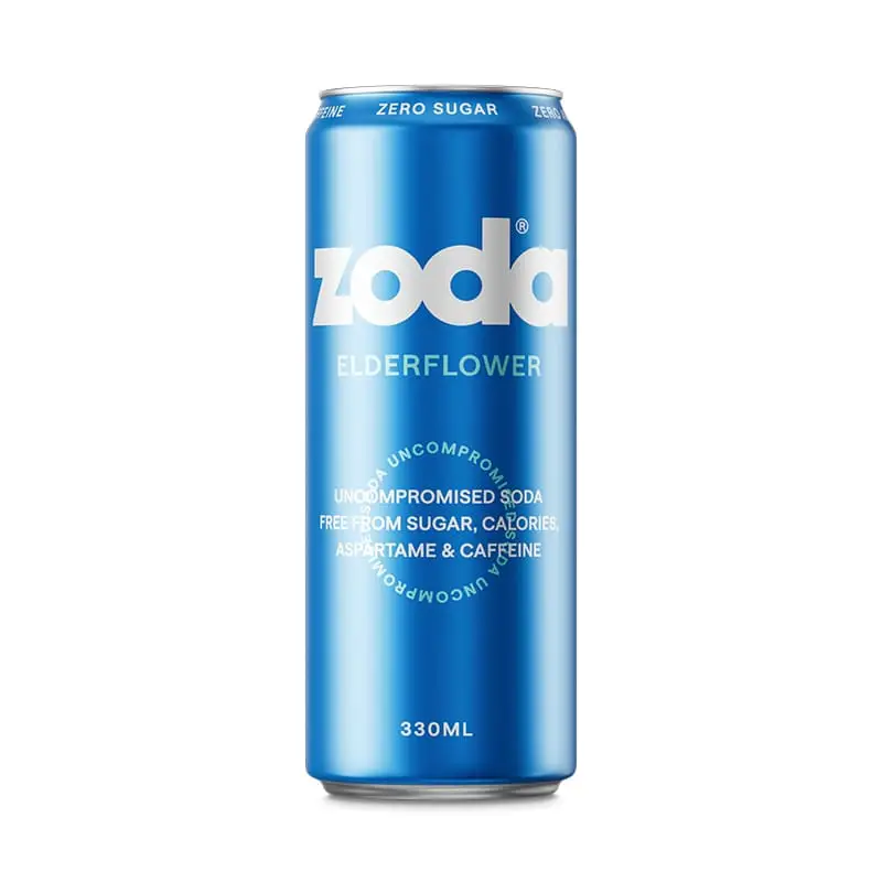 Elderflower 24 x 33 cl från Zoda | #3 | Läsk & Soda