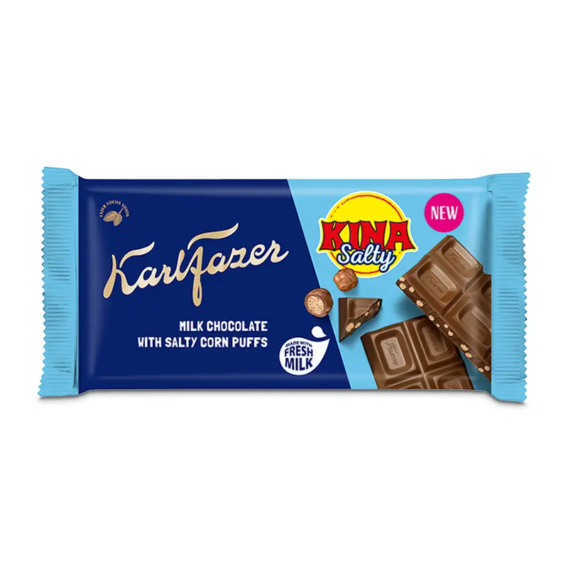Karl Fazer Kina Salty 16 x 120 g från Fazer Konfektyr | #405622 | Choklad
