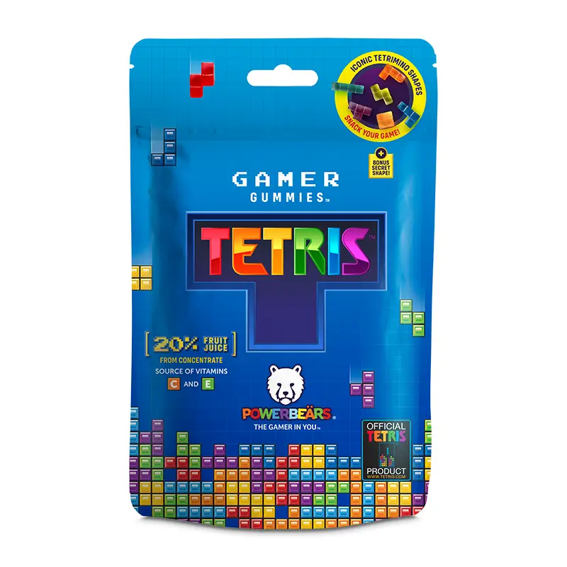 Tetris Gummies 24 x 125 g från Powerbeärs | #TET-25125 | Godis