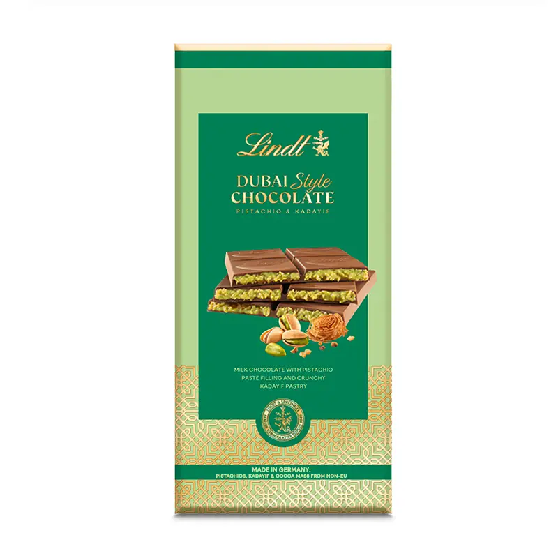 Dubai Style Chocolate Tablet 14 x 150 g från Lindt | #215127 | Choklad