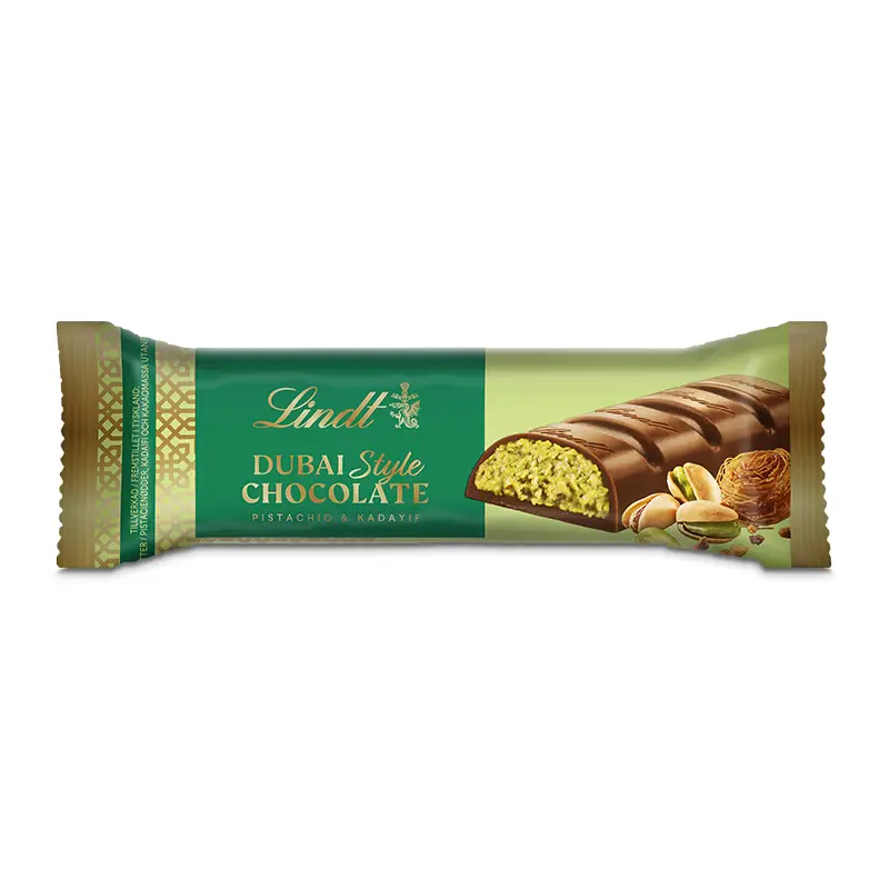 Dubai Style Snack Bar 25 x 40 g från Lindt | #239909 | Choklad