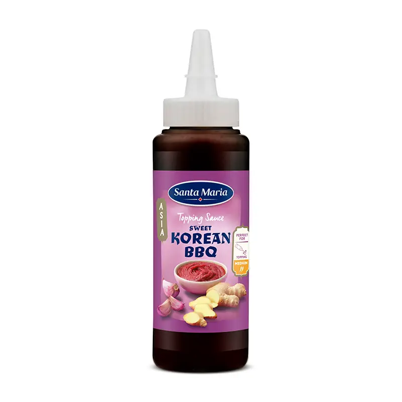 Topping Sauce Sweet Korean BBQ 8 x 250 ml från Santa Maria | #200897 | Sås