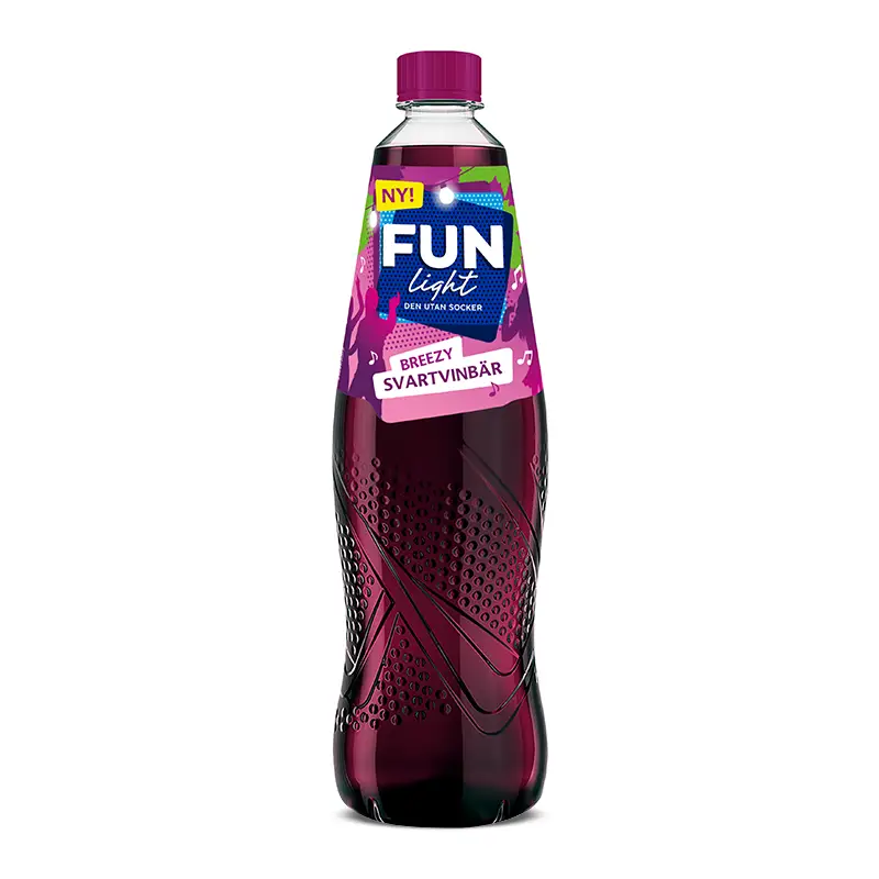 Black Currant 12 x 1 l från Fun Light | #510006126 | Saft
