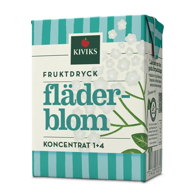 Fläder Koncentrat 27 x 20 cl från Kiviks Musteri | #72331 | Fruktdryck